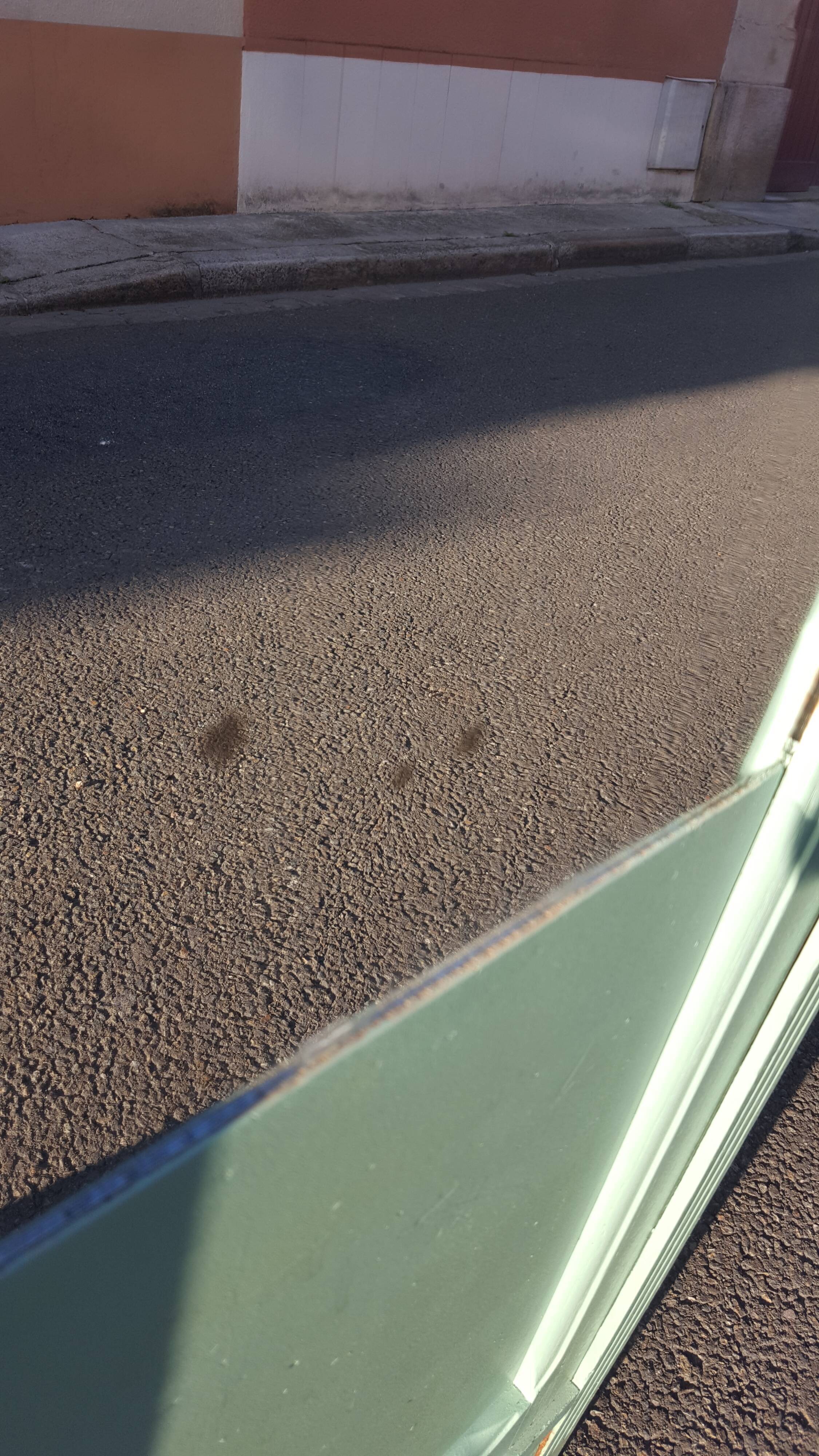 Vintage parisian wooden slip-up