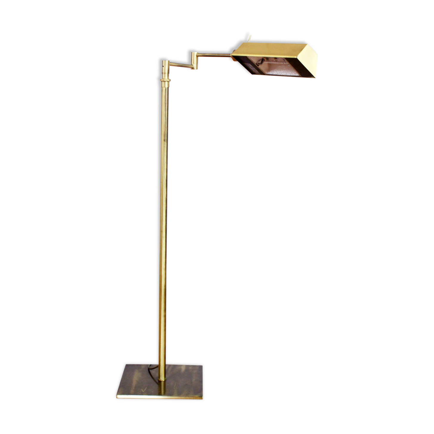 LEMAG brass e-reader floor lamp