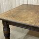 English nineteenth oak table with 1 crank extension