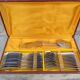 Fish cutlery box, stainless steel.