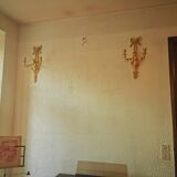 Paire d'applique à décors d'angelots
