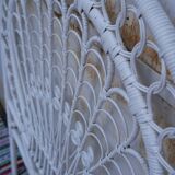 Headboard rattan "peacock".