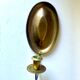 Vintage  Brass Wall mirrored Candle Sconce height 25 cm
