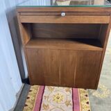 Oak caissons desk 1950