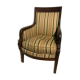 Fauteuil bergère aux dauphins époque Restauration