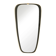 Italian wall mirror with brass frame, 1950s