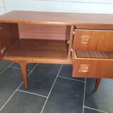 Scandinavian teak row from the 60s 100×62cms