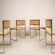 SQ-AL chairs by Willy Rizzo for Maison Willy Rizzo – brass version 1970