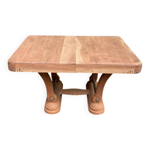 Table à manger art déco - noyer
