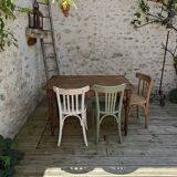 Solid oak farmhouse table