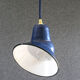 Blue industrial suspension in enamelled sheet metal with new electrical system