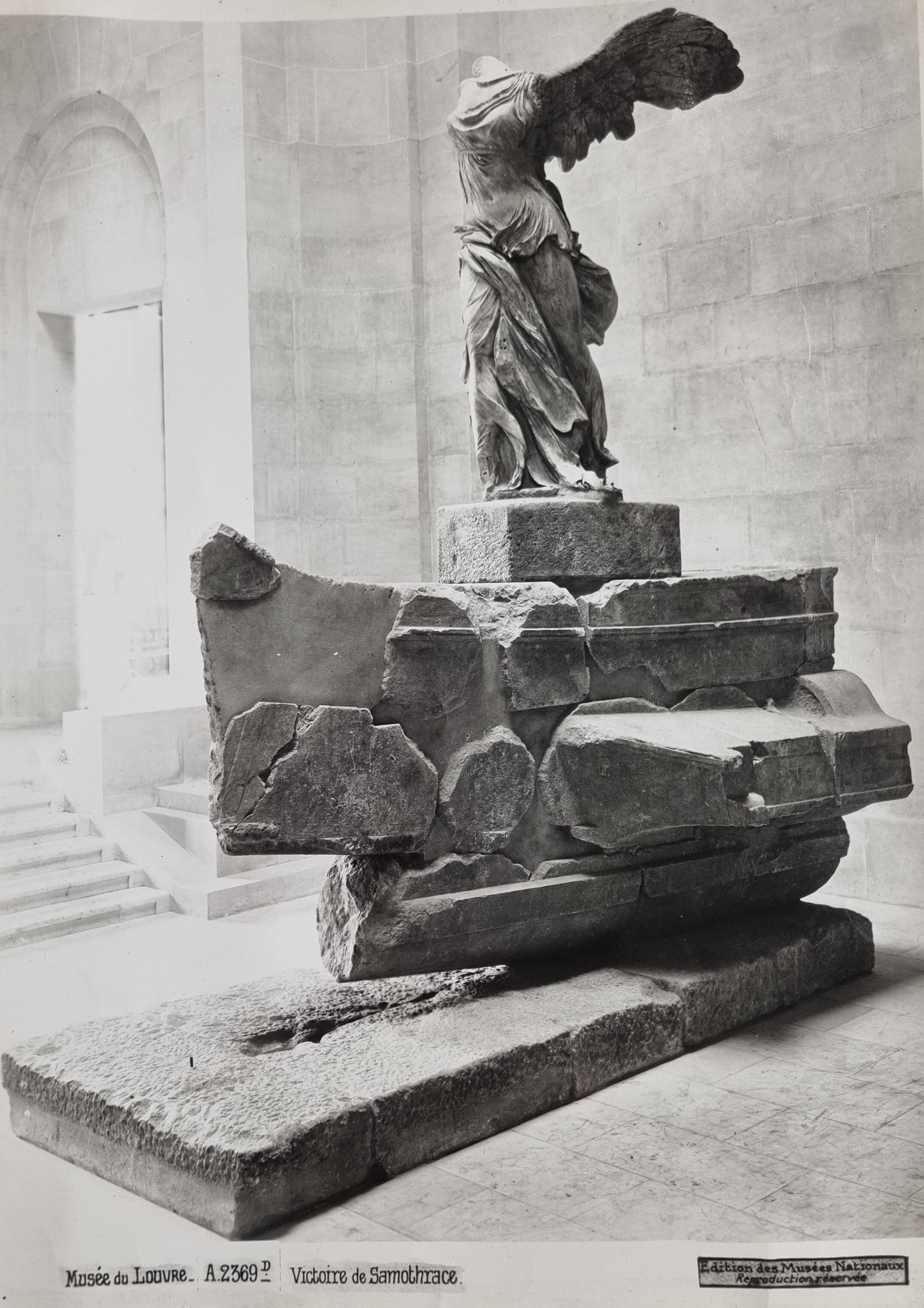 Silver print Winged Victory of Samothrace National Museums Edition 22x30 cm