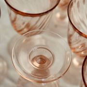 6 coupes à champagne vintage Luminarc Rosaline