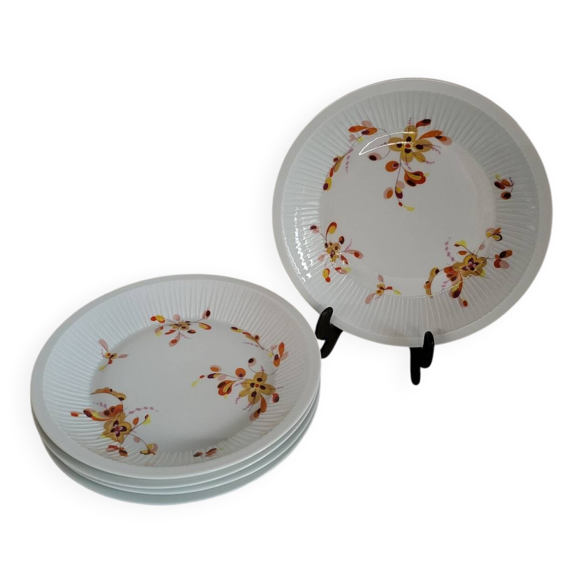 5 Haviland France Limoges Porcelain Soup Plates