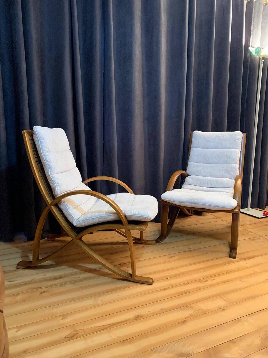 Set of German armchairs from WK Wohnen, 1970s