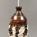Danish ceramic hanging lamp from Kingo ceramics estimated 1980s.
