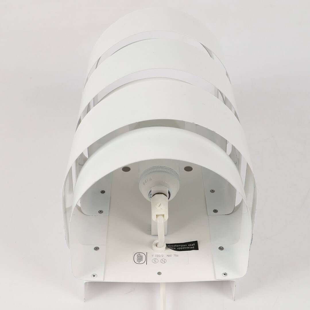 White lacquered metal wall lamp - Hans-Agne Jakobsson