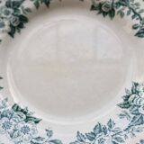 Antique ironstone plate from Saint-Amand – Guadeloupe model