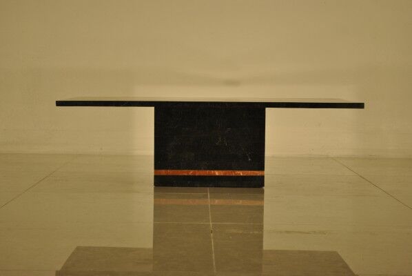 Table low neoclassical Italian of the 1970s