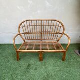 Banquette en rotin