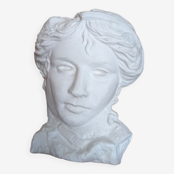 Bust of Penelope in plaster