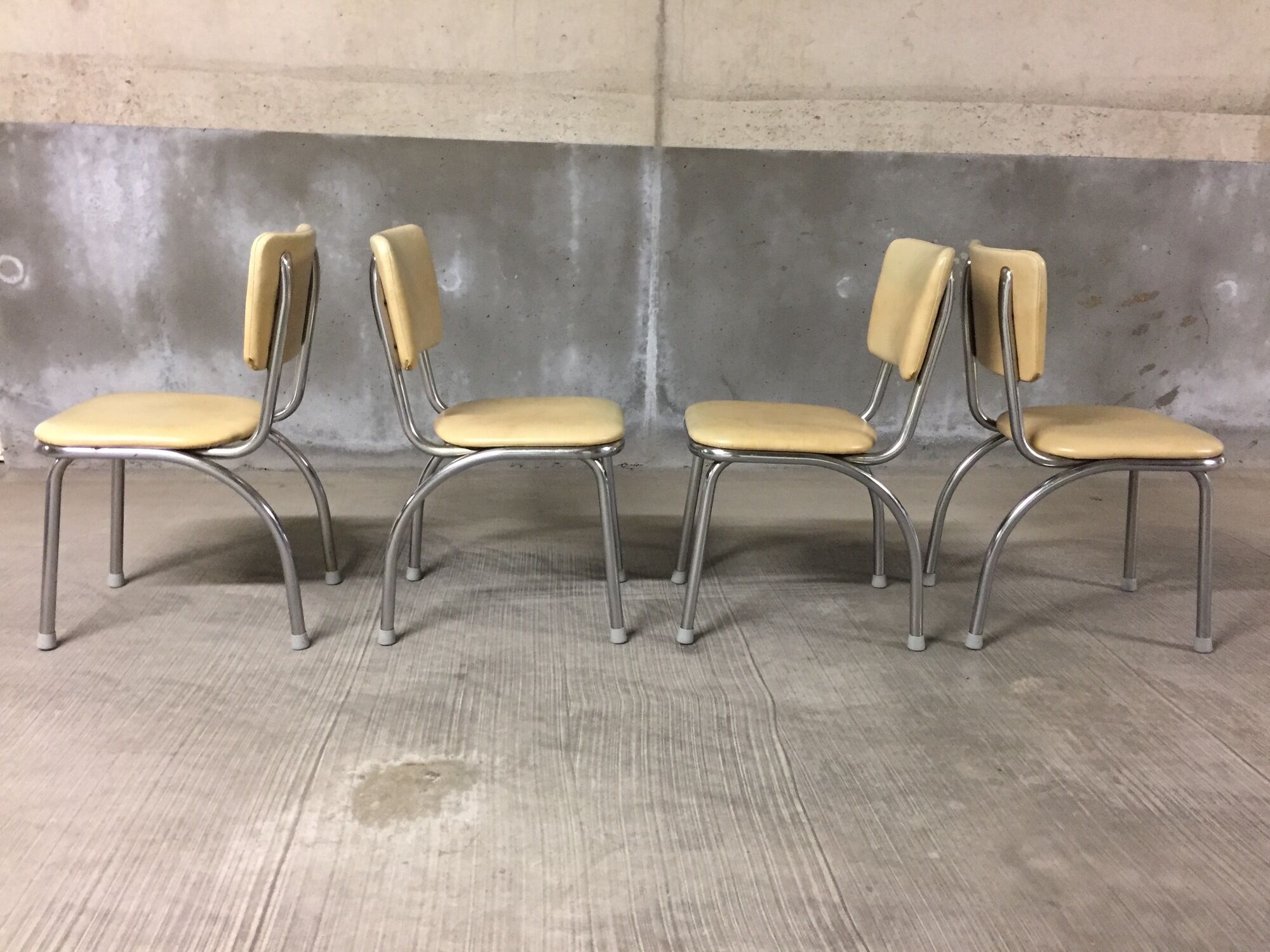 Table formica et chaises par American Fixture, 1950
