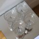 8 stemmed glasses