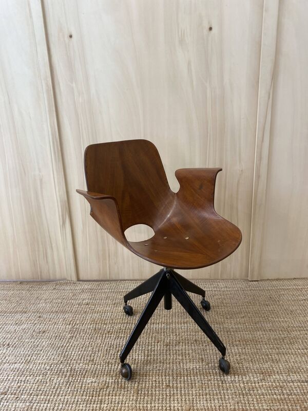 Chaise de bureau Medea de Vittorio Nobili pour Fratelli Tagliabue
