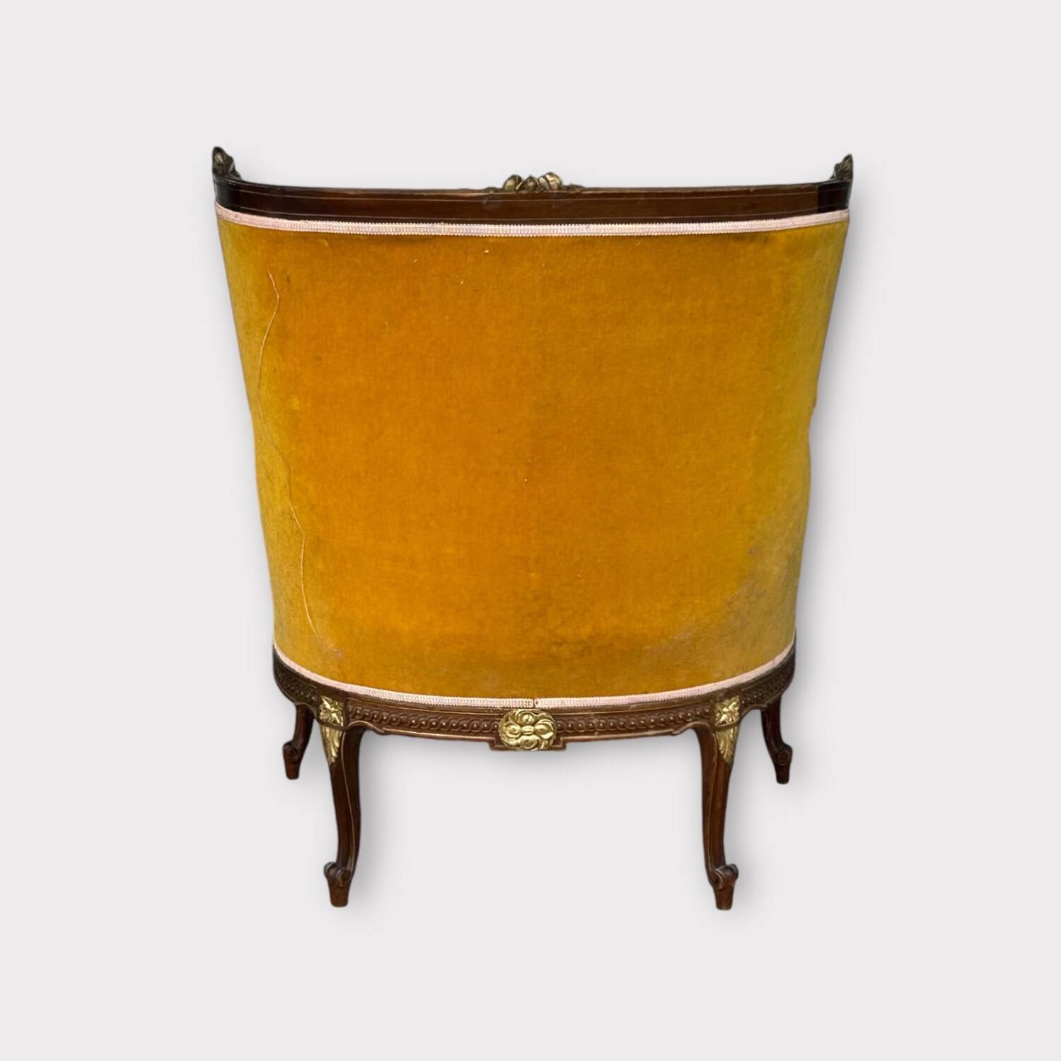 Louis XVI Style Bench - Chaise Longue - Daybed in Mahogany from the Napoleon III Period