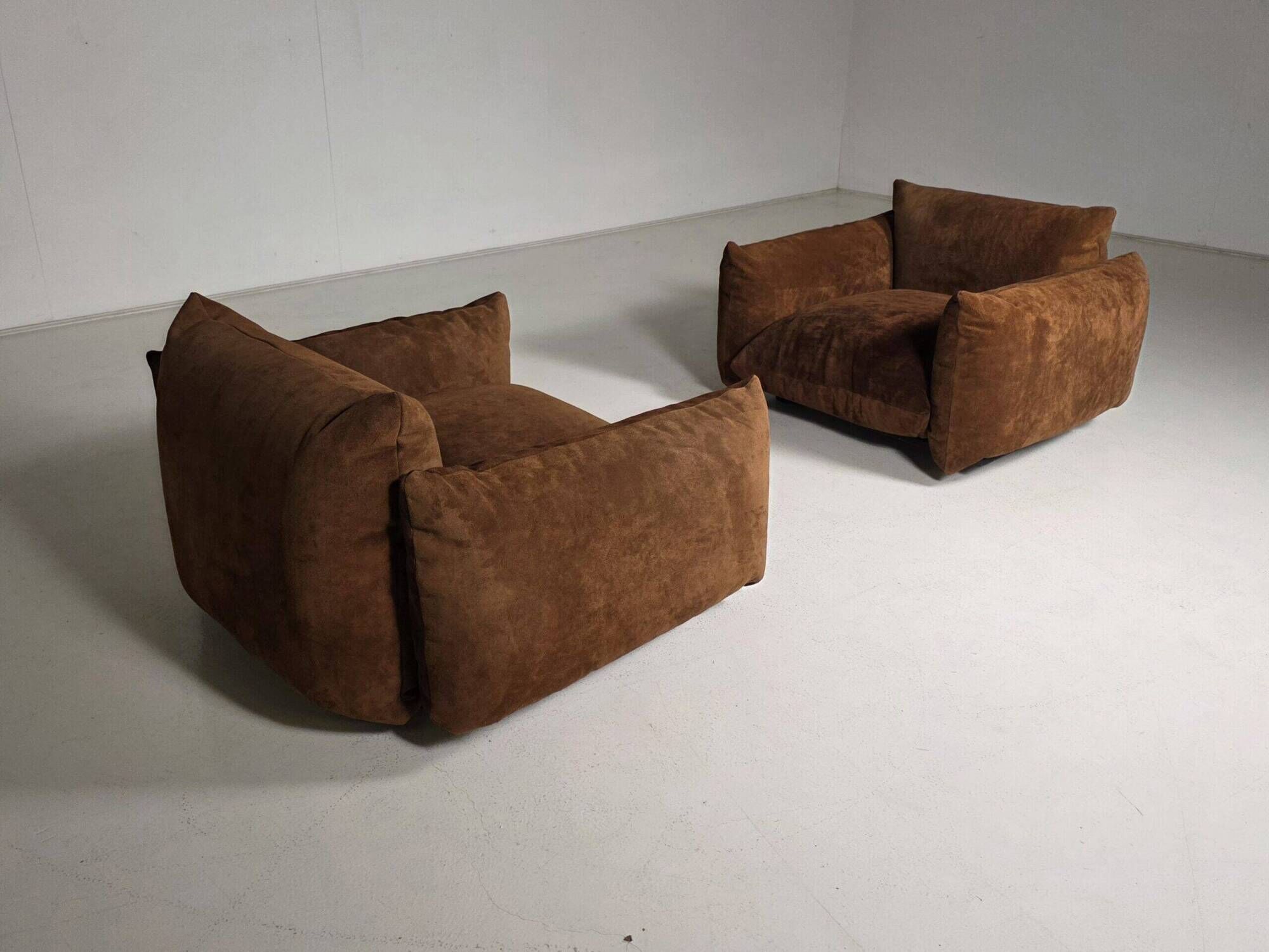 Pair of Marenco lounge chairs by Mario Marenco for Arflex, 1970s