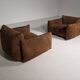 Pair of Marenco lounge chairs by Mario Marenco for Arflex, 1970s