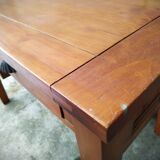 Old solid wood desk