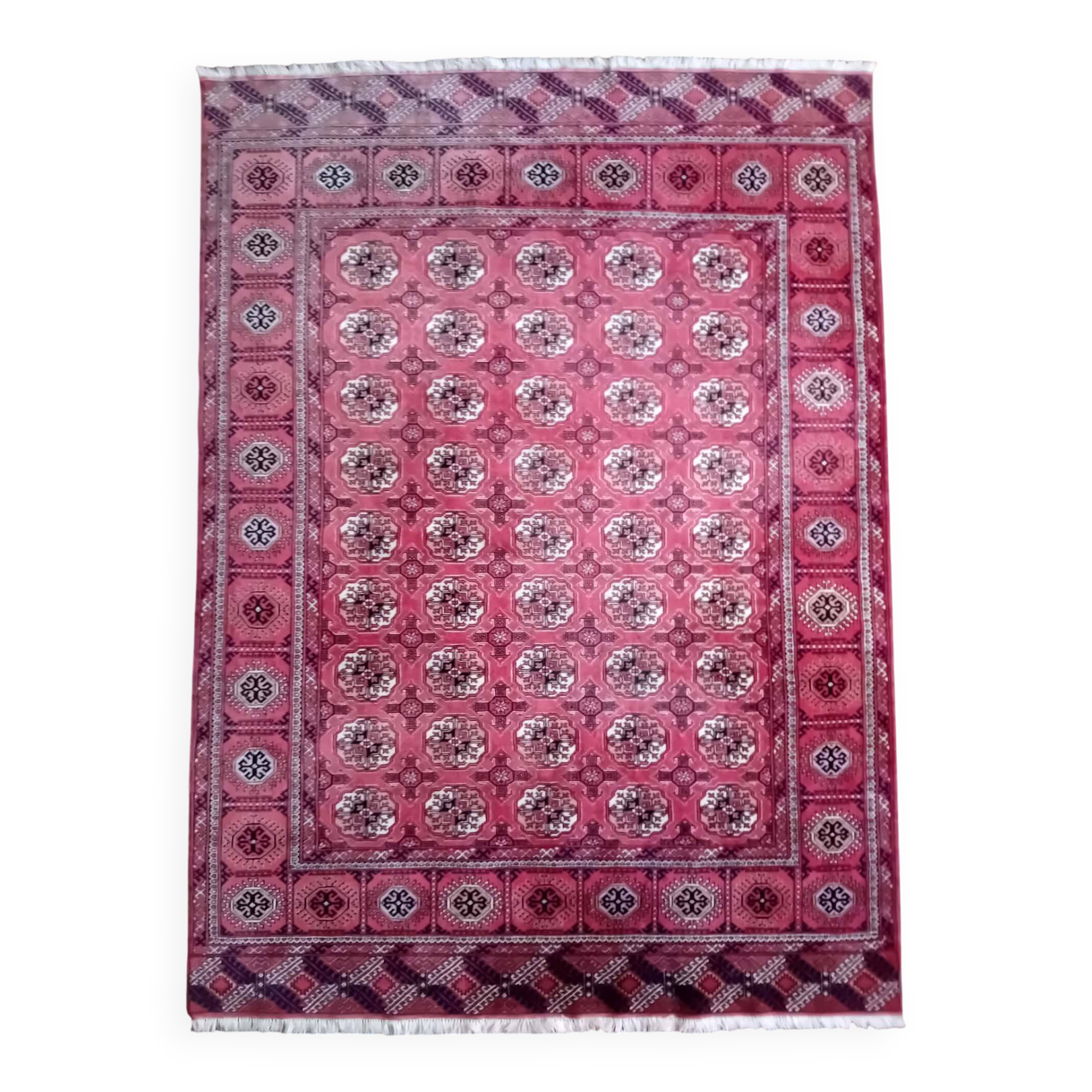 Handmade Persian Boukhara rug 240x175cm