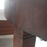 1930 art deco wood marquee pedestal table