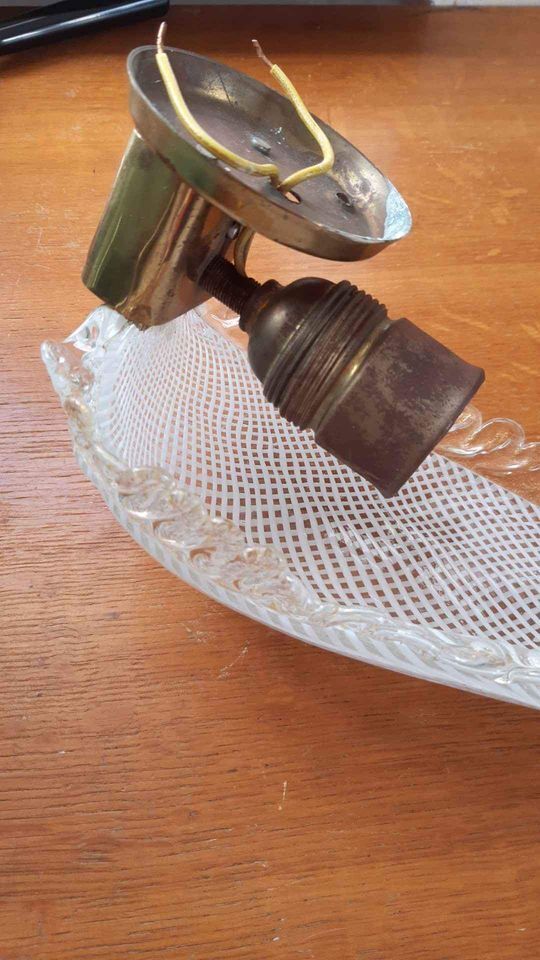 Wall lamp Murano Barosier Toso or Venini