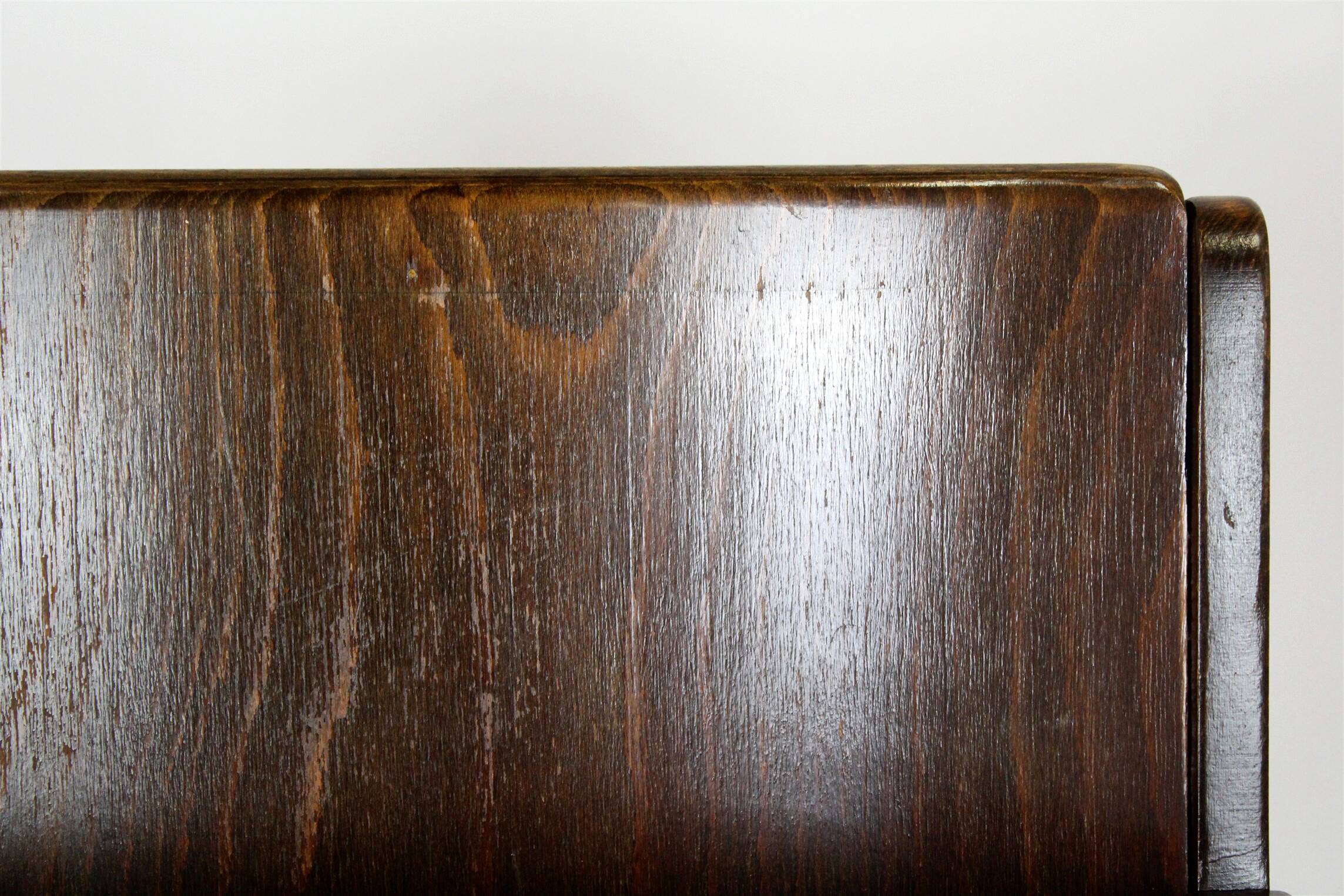 Vintage Cinema Chair TON (Thonet), 1940s Czech, Wooden Theatre Seat