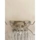 Simoeng “Listelli” Murano Glass Wall Sconce with Diamond Strips - Set 4