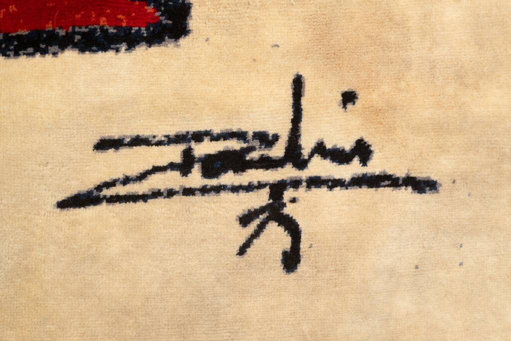 Dan Hôo. Hand-knotted merino wool tapestry. Contemporary.