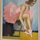 Huile sur toile danseuse