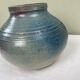 Vase boule en grès