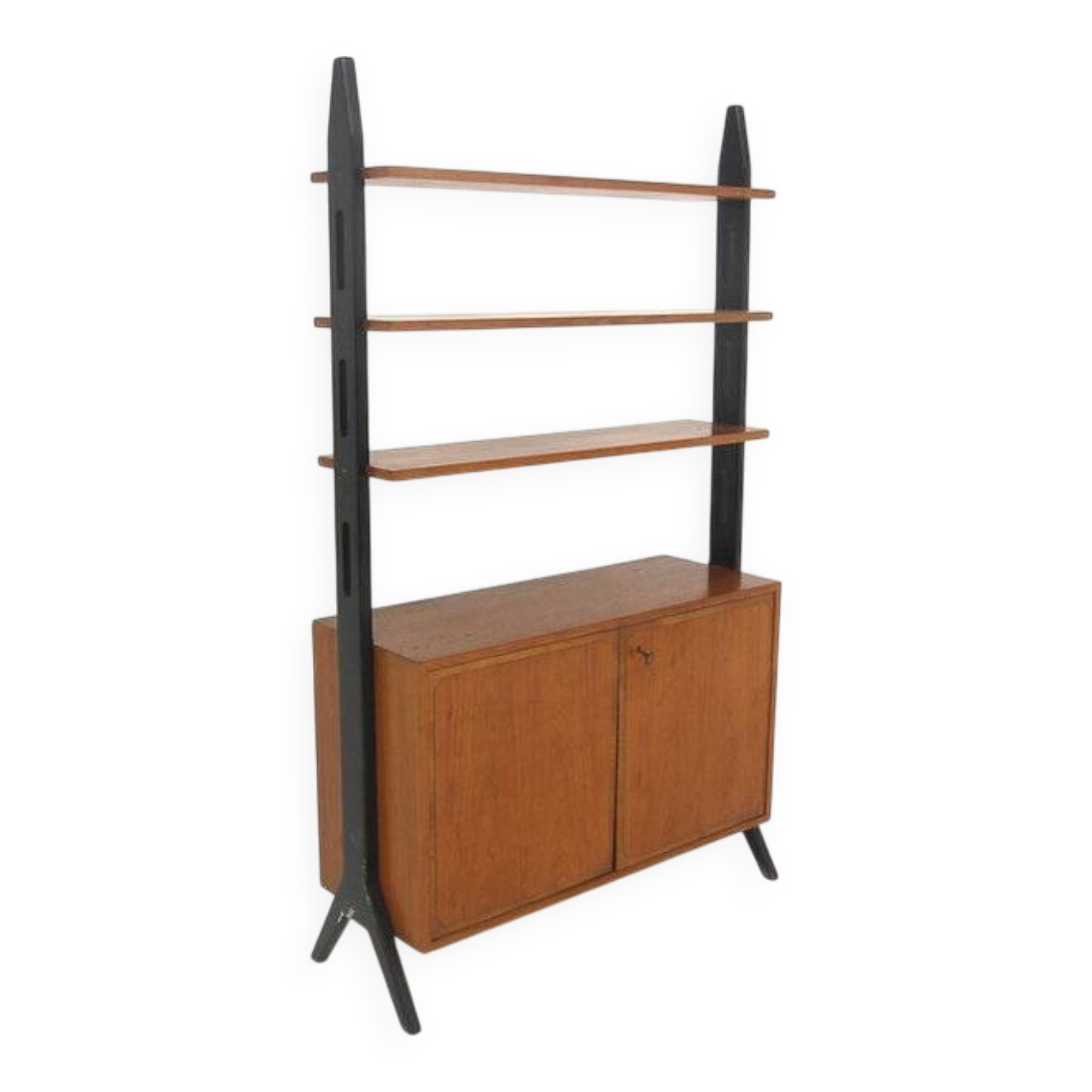 "Roxen" mahogany cabinet bookcase by Möbel-IKEA, Sweden, 1960