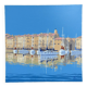 Patrick TURION Large Oil Port of Saint TROPEZ 80x80cm Exhibitions