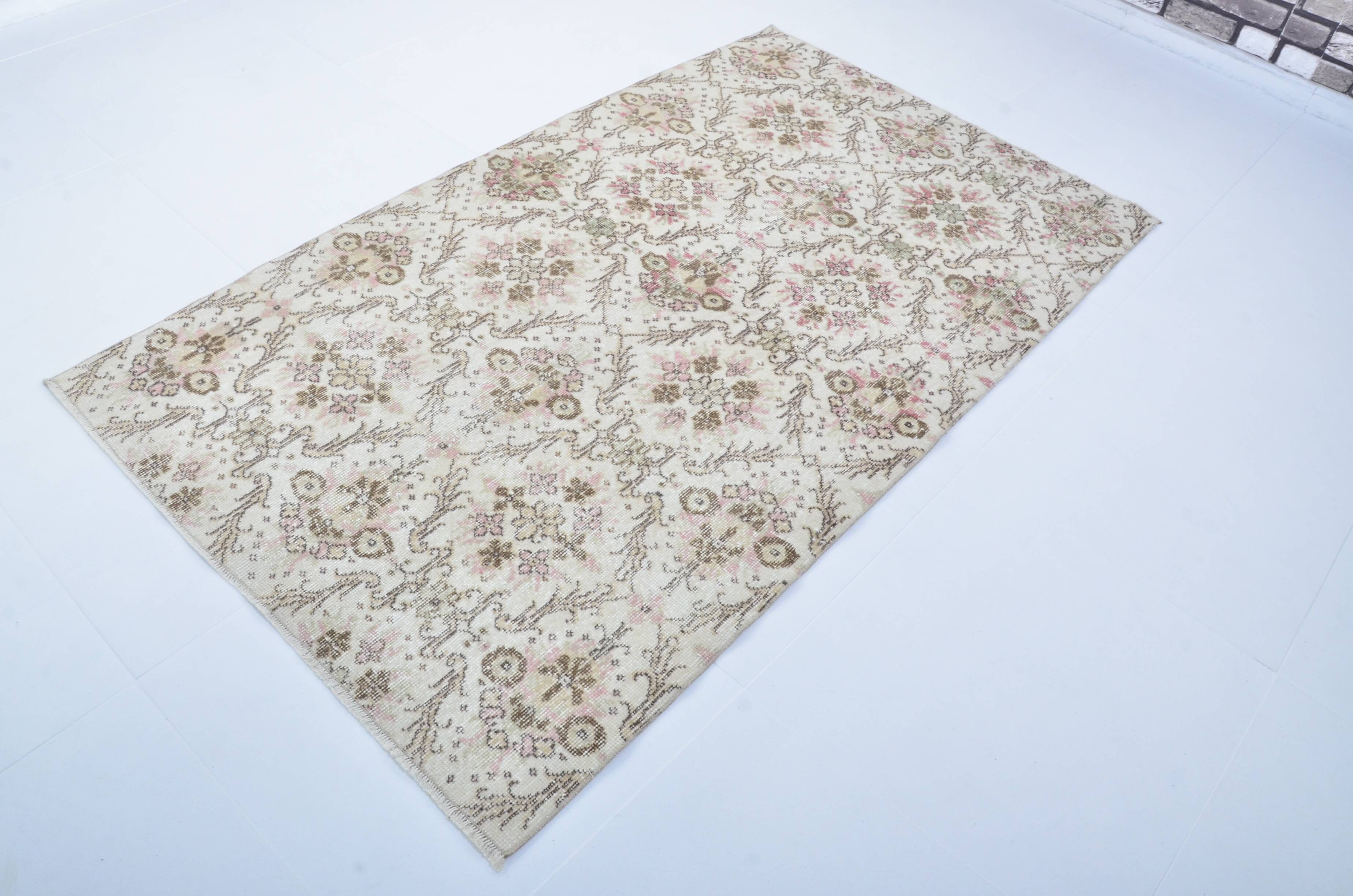 Oushak Geometric Wool Carpet sku 3223
