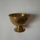Set of 6 vintage brass egg cups