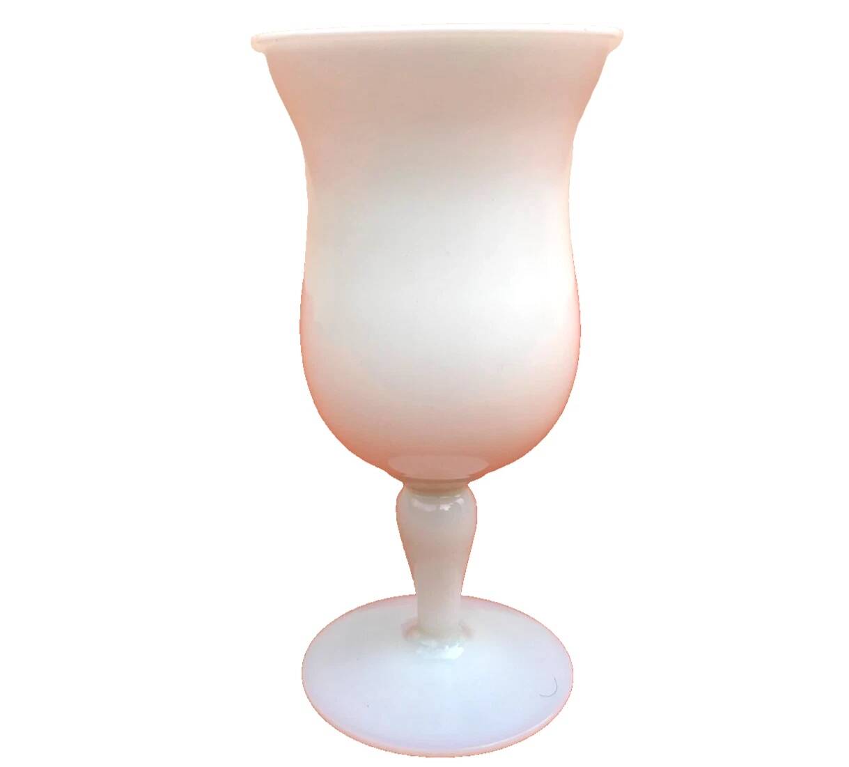 White opaline vase