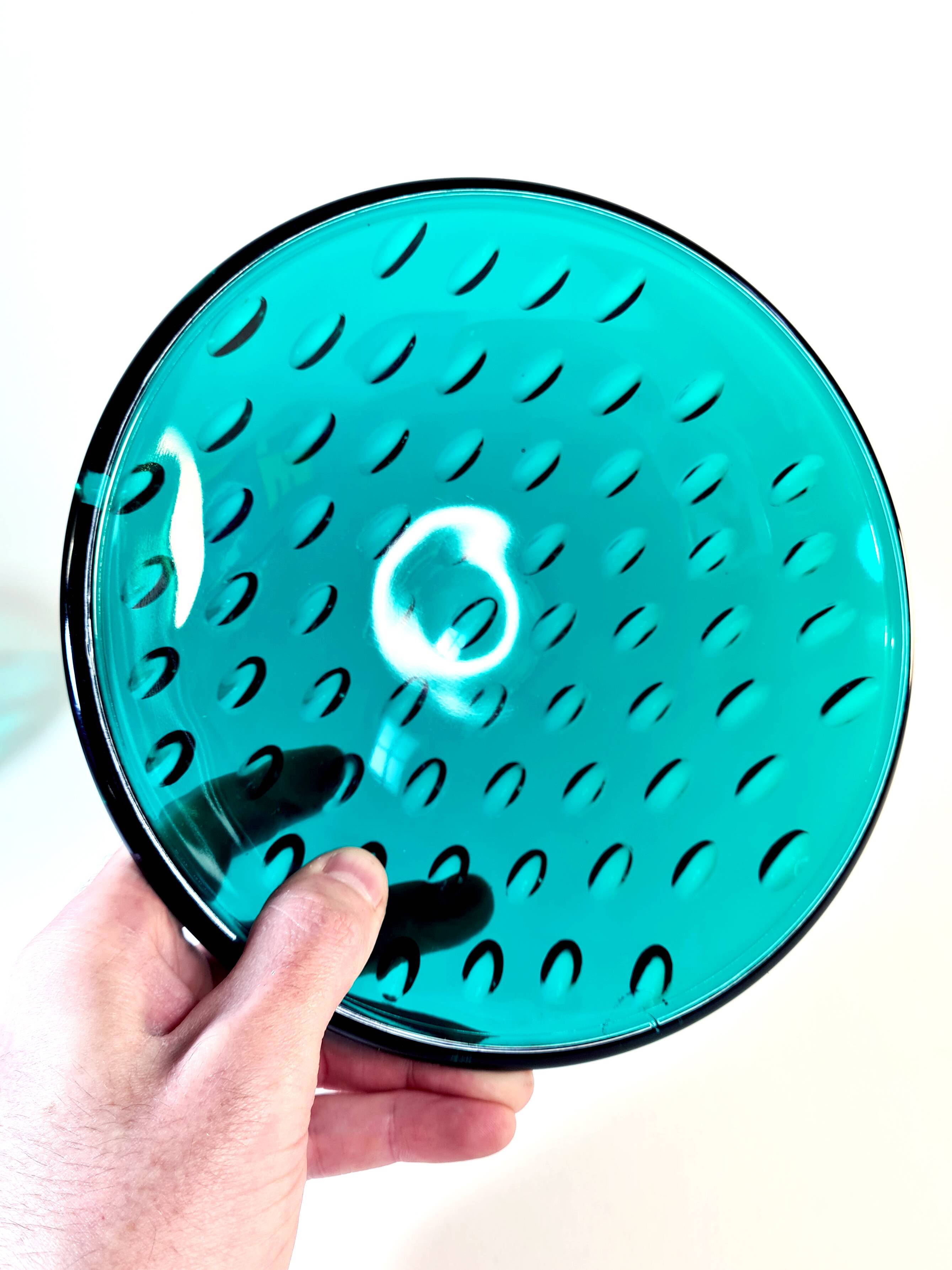 Pair of cut glass cups — Odelys model attributed to Guerlain