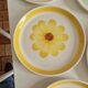 Set of 10 Flat Plates Sarreguemines Model Roseline