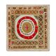 Vintage Turkish hand-knotted rug 124x138 cm
