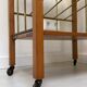 Vintage wooden / brass trolley