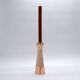 Sculptural copper candle holder